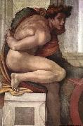 Michelangelo Buonarroti Ignudo oil painting